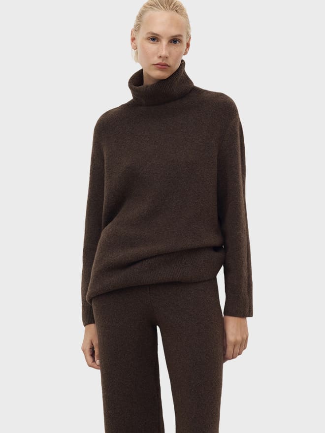 Turtleneck Knit Sweater